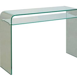 Glas - Konsole aus Klarglas