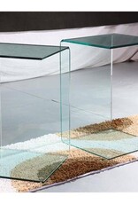 Beistelltisch aus Klarglas