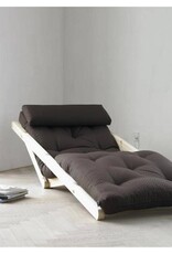 Karup Futon Lounge Sessel, Gestell Kiefer unbehandelt, mit Nackenkissen Figo Karup