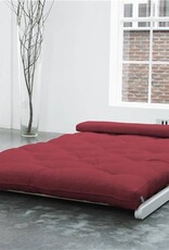 Karup Futon Lounge Sofa, Gestell Kiefer Unbehandel, mit Nackenkissen Figo Karup