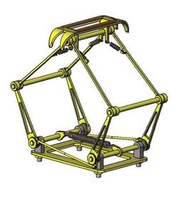 MBT CD-Stromabnehmer für Paris-Orléans-Midi E-Lok - Bauzeichnung Maßstab 1 : 45 (21.01.004/A)