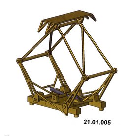 MBT CD Pantograaf voor NS e-locs 1100, 1200, 1300 - Bouwtekening Schaal 1 : 45 (21.01.005/A)