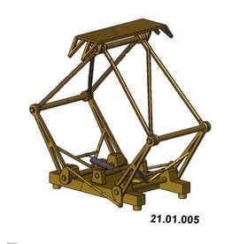 MBT CD Pantograph für NS E-Loks 1100, 1200, 1300 - Bauzeichnung Maßstab 1 : 45 (21.01.005/A)