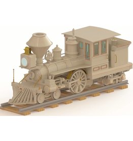 MBT CD Huntington, Amerikaanse 2-A-2 locomotief in hout voor 5"spoor - Bouwtekening Schaal 1 : XX (20.00.064)