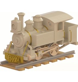 MBT CD Amerikaanse 0-B-0 rangeerlok in hout, voor 3,5"spoor - Bouwtekening Schaal 1 : XX (20.00.065)