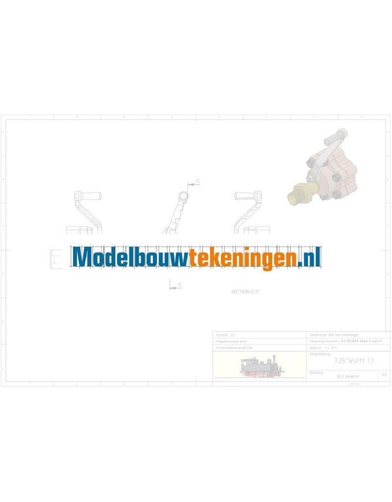 MBT Everlasting valve; ein "verschleißfester" Ablasshahn für 7,25" Lokomotiven - Bauzeichnung Maßstab 1 : XX (21.20.001)