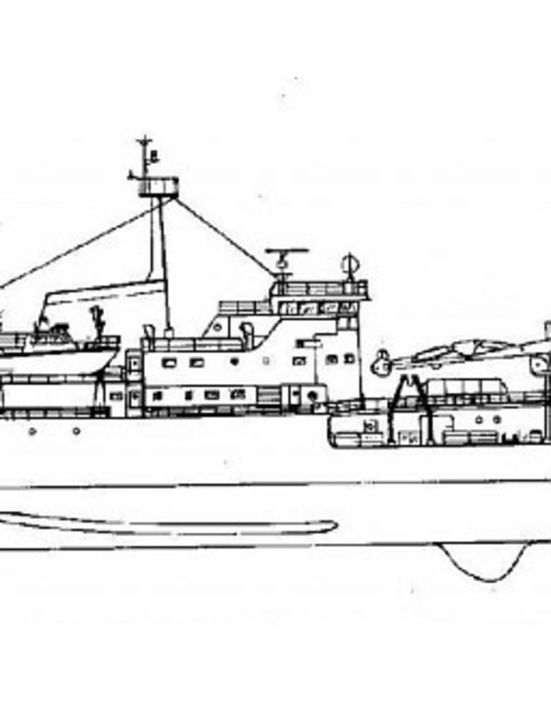 NVM 10.11.056 HrMs oceanografisch onderzoekvaartuig "Tydeman" A906 (1976)