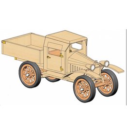 MBT CD vrachtauto, plusminus 1930 in hout - Bouwtekening Schaal 1 : XX (40.38.050/A)