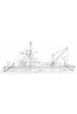 MBT RWS wrakscheepje - Bouwtekening Schaal 1 : 25 (16.19.023)