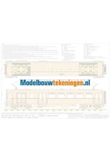MBT 20.03.015/A - Electrische motorwagen NS BD9104 "Blokkendoos". Voor 5"spoor, uitgevoerd in hout