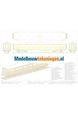 NVM 20.05.036 NS rijtuig BE 8502 "Mat 24" (Blokkendoos) voor spoor 1