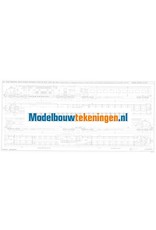 MBT NS/SBB Diesel-elektrischer TEE Triebzug 1001 - 1-23, 501, 502 für Spur 0 - Bauzeichnung Maßstab 1 : 40 (29.04.073)