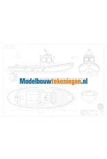 MBT Festmacherboot KRVE 10 - Bauzeichnung Maßstab 1 : XX (10.15.076)