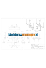 MBT Antennenmast für KNRM Rettungsboot Typ Valentijn - Bauzeichnung Maßstab 1 : XX (11.17.012)