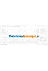 MBT 29.05.013 NS Doorgangsrijtuig 1e, 2e en 3e klasse ABC 7301 - 7303 voor spoor 0