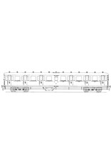 NVM 29.05.012 NS Coupérijtuig 3e klasse C6401 - 6485 voor spoor 0