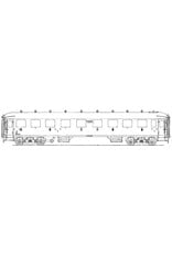 MBT 29.05.014 NS Corridor Carriage 1st, 2nd and 3rd Class ABC 7521 - 7555 for O gauge