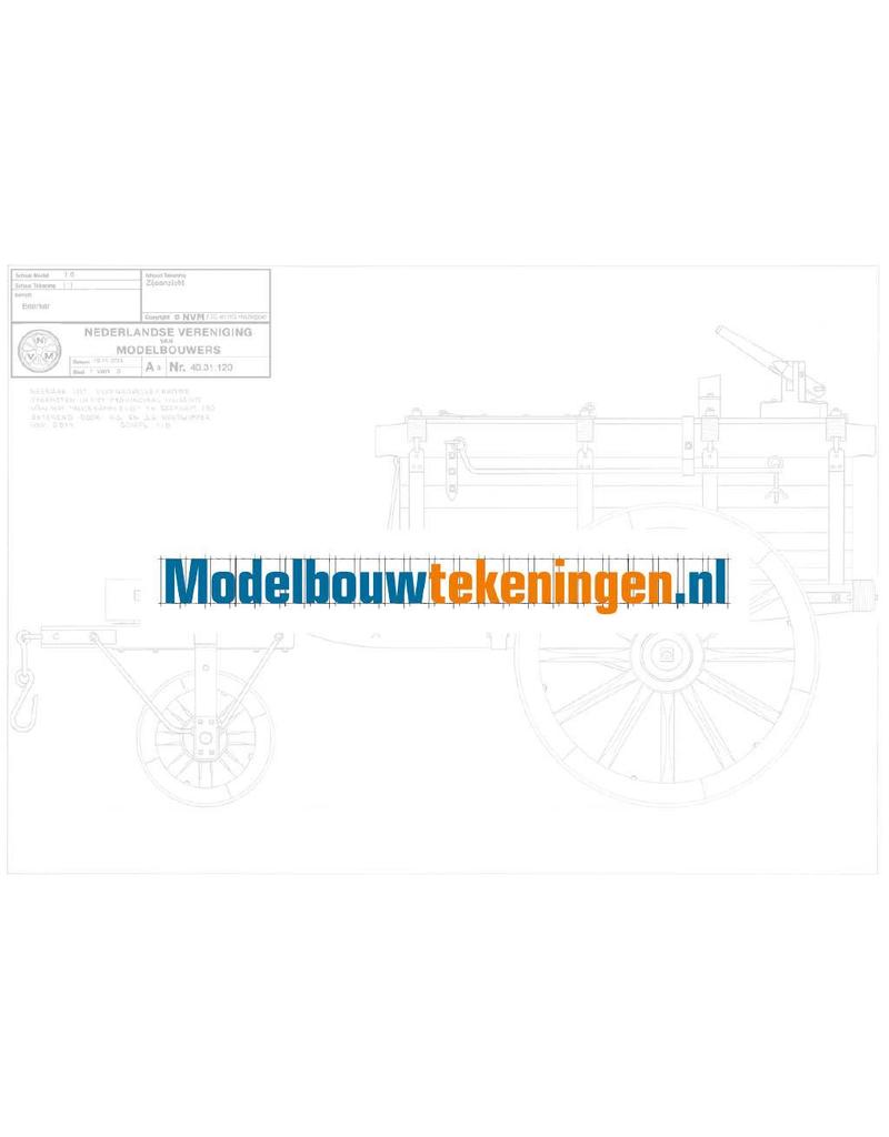 MBT Mistkarren aus Vivenkapelle/Damme - Bauzeichnung Maßstab 1 : XX (40.31.120)