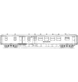 MBT 29.05.016 NS Restauratie/Bagagerijtuig RD 6951 - 6978 voor spoor 0