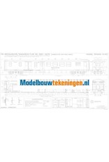 MBT NS Speise-/Gepäckwagen RD 6951 - 6978 für Spur 0 - Bauzeichnung Maßstab 1 : 40 (29.05.016)