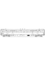 MBT 29.05.018 NS Doorgangsrijtuig 3e klasse C 6601 - 6714 voor spoor 0