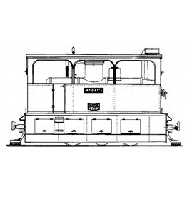 MBT 20.70.006 tramweglocomotief Stoomtram Mij. Breskens Maldeghem 12,13