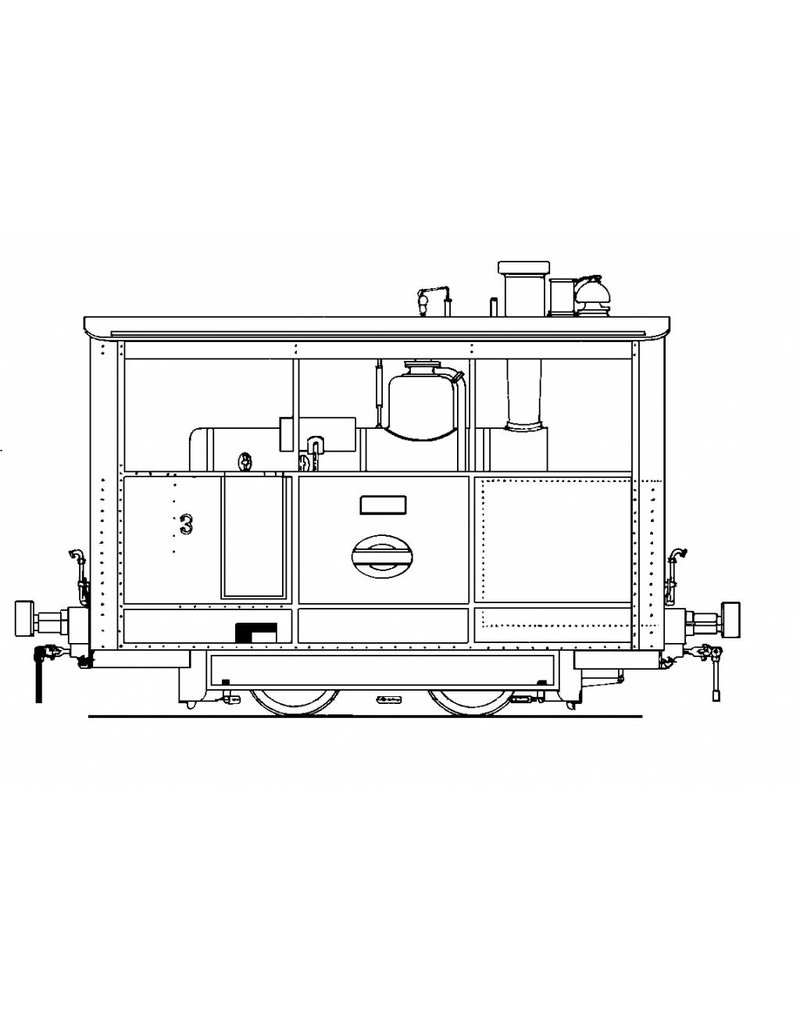 NVM 20.70.007 Zug Dampflokomotive ZE 1-6,7 (Henschel)