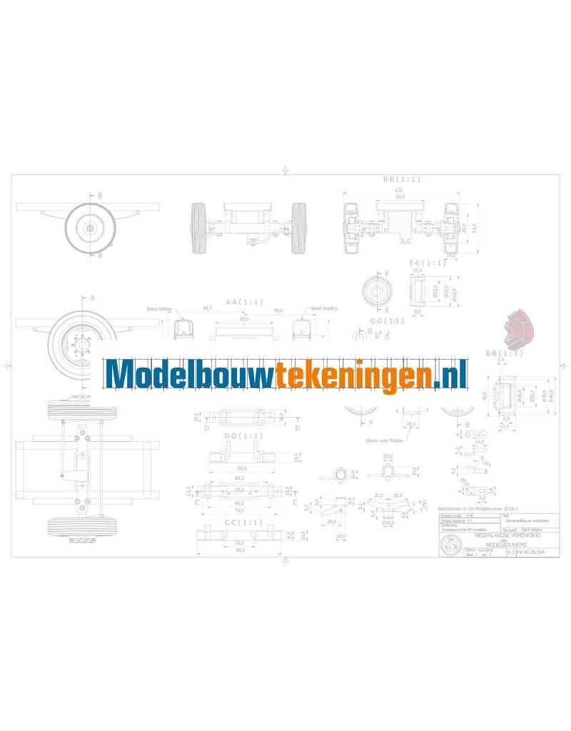 MBT 40.06.004 Vorderachsen für leichte RC Modelle