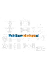 MBT Hinterachsen für leichte RC-Modelle - Bauzeichnung Maßstab 1 : XX (40.06.007)