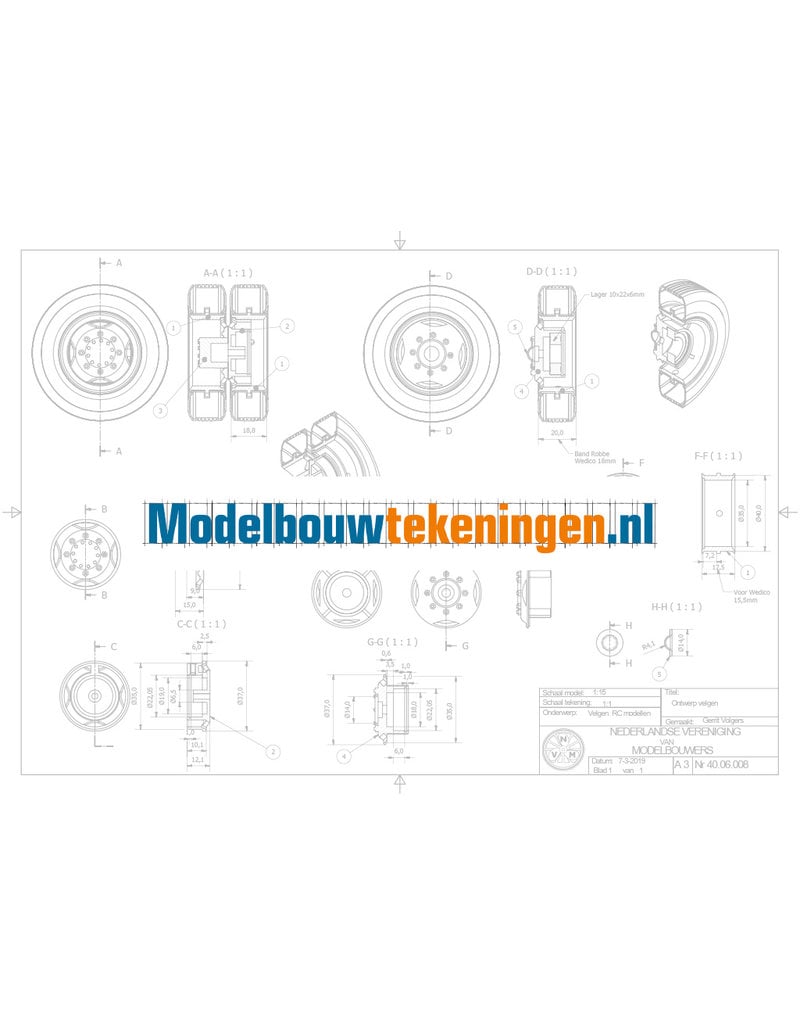 MBT 40.06.008 Felgen für RC Modelle