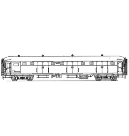 NVM 29.05.031 NS bagagewagen D-7521 - 7525 voor spoor 0