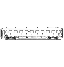 NVM 29.05.032 NS doorgangsrijtuig 1e en 2e klasse AB 7401 - 7410 voor spoor 0