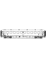 NVM 29.05.033 'NS doorgangsrijtuig 3e klasse C 7211 - 7222 voor spoor 0