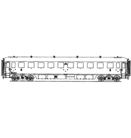 NVM 29.05.033 'NS doorgangsrijtuig 3e klasse C 7211 - 7222 voor spoor 0