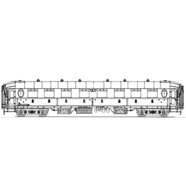 NVM 29.05.034 'NS dooorgangsrijtuig 1e en 2e klasse AB 7201 - 7221, hernummerd na 1956 voor spoor 0