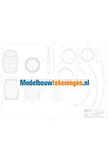 MBT Wijnvat, opgebouwd uit duigen - Bouwtekening Schaal 1 : XX (40.41.047)