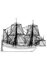 MBT Fluyt ship, Northern voyage "Red Lion" - (Witsen LX) - Construction Drawing Scale 1 : 75 (10.00.033)