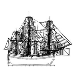 MBT Fluyt "Catharina Elizabeth" - Building Plan Scale 1 : 75 (10.00.035)