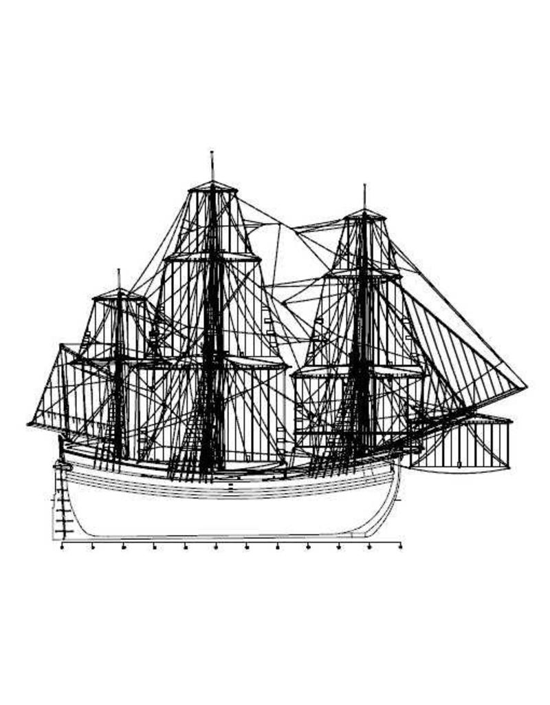 MBT Fluyt "Catharina Elizabeth" - Building Plan Scale 1 : 75 (10.00.035)