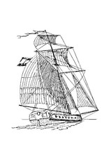 MBT Dutch war cutter of 24 guns (1781) - Construction drawing Scale 1 : 100 (10.01.001)