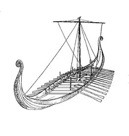 MBT 10.01.005 "Oseberg-Schiff" Wikingerschiff (8. Jahrhundert)