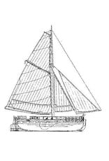 MBT 10.01.007 Gaffelkanonenboot, großes Modell (1821)