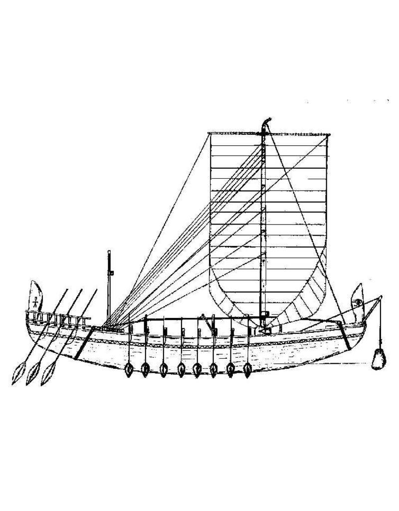 MBT 10.02.007 Egyptisch vrachtschip (ca 2500 voor Chr.)