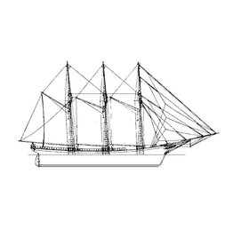MBT 10.02.009 Amerikanische Küstenschoner „Marion F. Spraque“ (1889)
