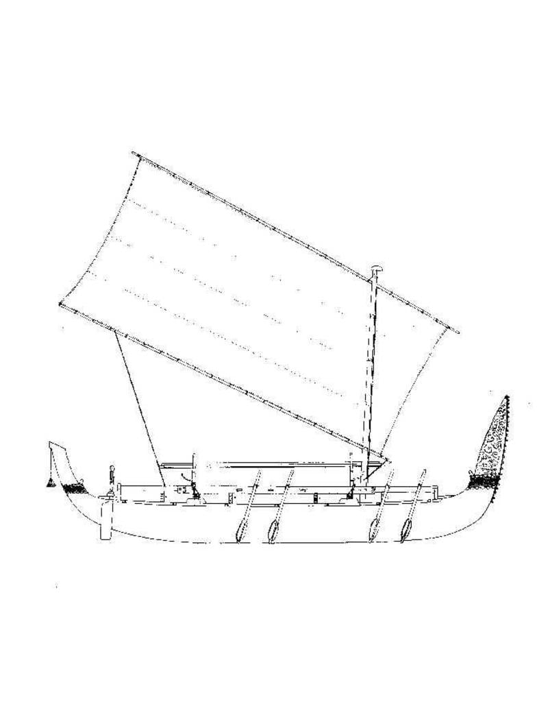 MBT Vlerkprauw "Tanimbar" - Construction plan Scale 1 : 25 (10.02.012)
