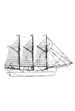 MBT Three-masted schooner "Oosterdiep" - Construction Drawing Scale 1 : 50 (10.02.016)