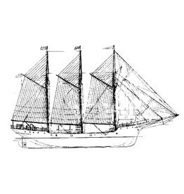 NVM 10.02.016 three-masted schooner "Oosterdiep"