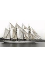 MBT Four-masted schooner "Albatros", Swedish training ship - Construction drawing Scale 1 : 100 (10.00.003)