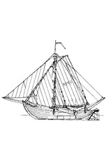 MBT Zuiderzee botter - Construction Drawing Scale 1 : 20 (10.03.003)