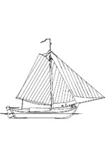 MBT Iron blazer "Amsteldiep" (1885) - Construction Drawing Scale 1 : 75 (10.03.009)